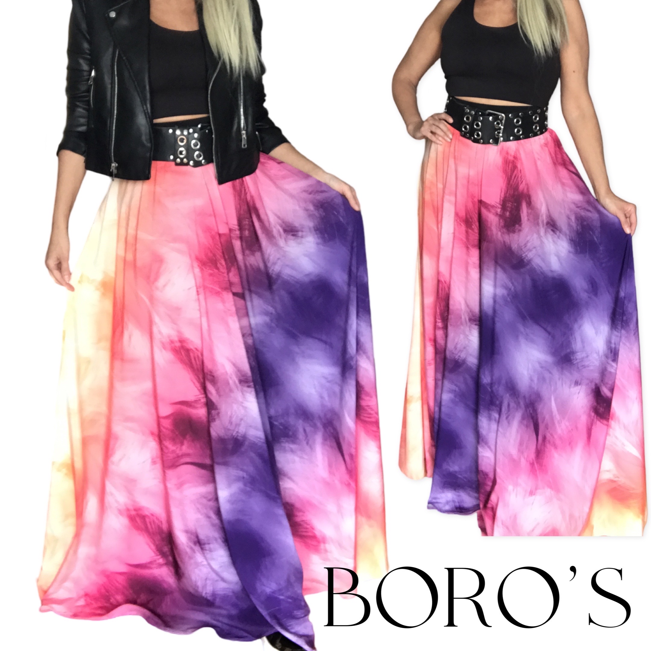 Dlouhá letní sukně - maxi sukně BOROS SK-L-COL1